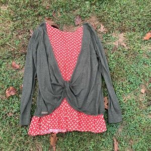 Matilda Jane Gray Swoop Back Sweater